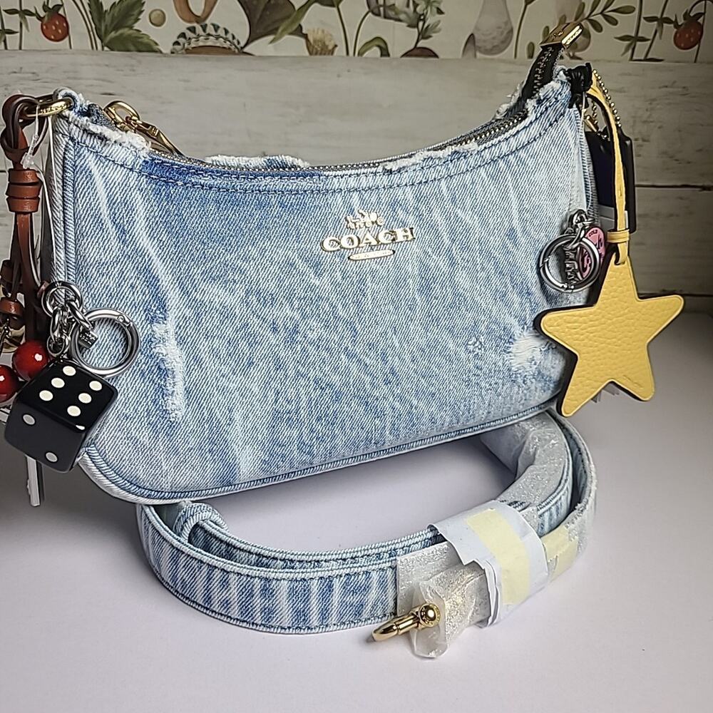 NWT Coach Teri Loved Denim Crossbody Shoulder Bag 2026 Ltd Ed IN HAND Ships FAST